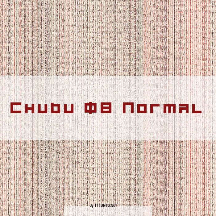 Chubu 08 Normal example